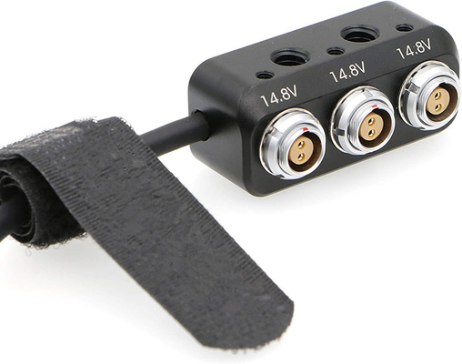 14.8V Power Splitter Box Cable Lemo 2 Pin Male To 3*2 Pin Female Box For ARRI RED (Кабель для разделения питания 8В)