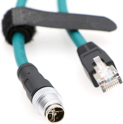 M12 8 Позиция X Код к RJ45 Промышленный Ethernet кабель для Cognex In 8200 8400 серии IP67 водонепроницаемый