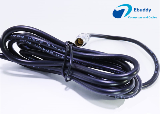 Штепсельная вилка Лемо 0Б 2пин силовых кабелей Лемо изготовленная на заказ мужская к кабелю переходника силы 12В