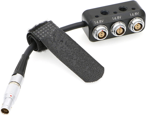 Купить 14.8V Power Splitter Box Cable Lemo 2 Pin Male To 3*2 Pin Female Box For ARRI RED (Кабель для разделения питания 8В) онлайн изготовление