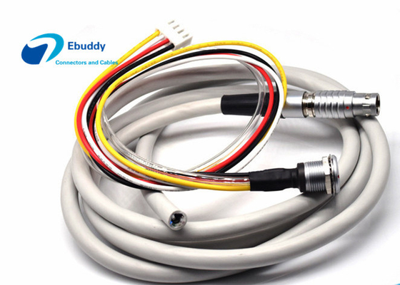 Гибрид смешал силовые кабели электрического жидкого газопровода соединителей 7pin Lemo 2B системы изготовленные на заказ