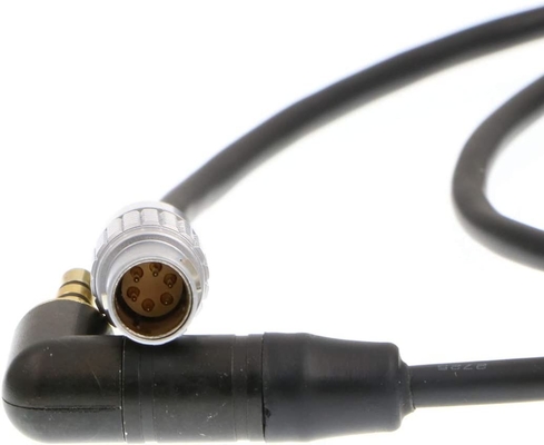Lemo 6 Pin Мужчина на 3,5 мм TRS прямоугольный аудио кабель для ARRI Mini LF Камера