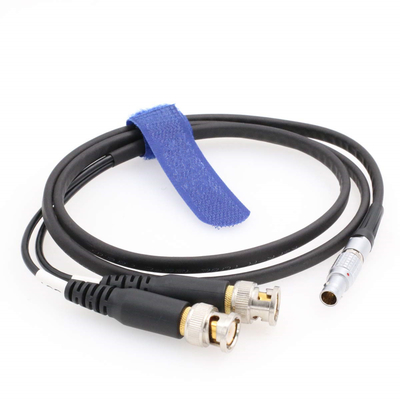 Звуковые устройства XL-LB2 0B 5pin Правый угол к двойному BNC Временный код Входной выходной кабель 60 см